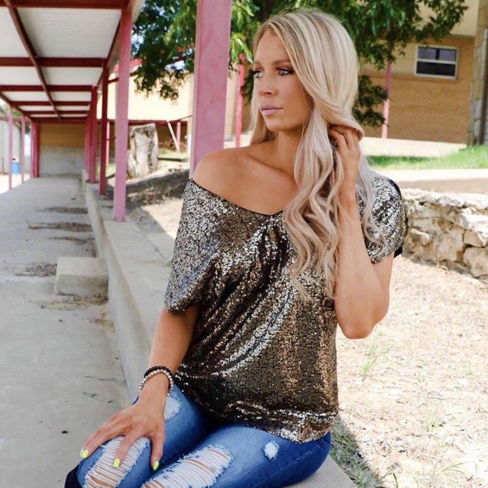NEW! Sequin Top